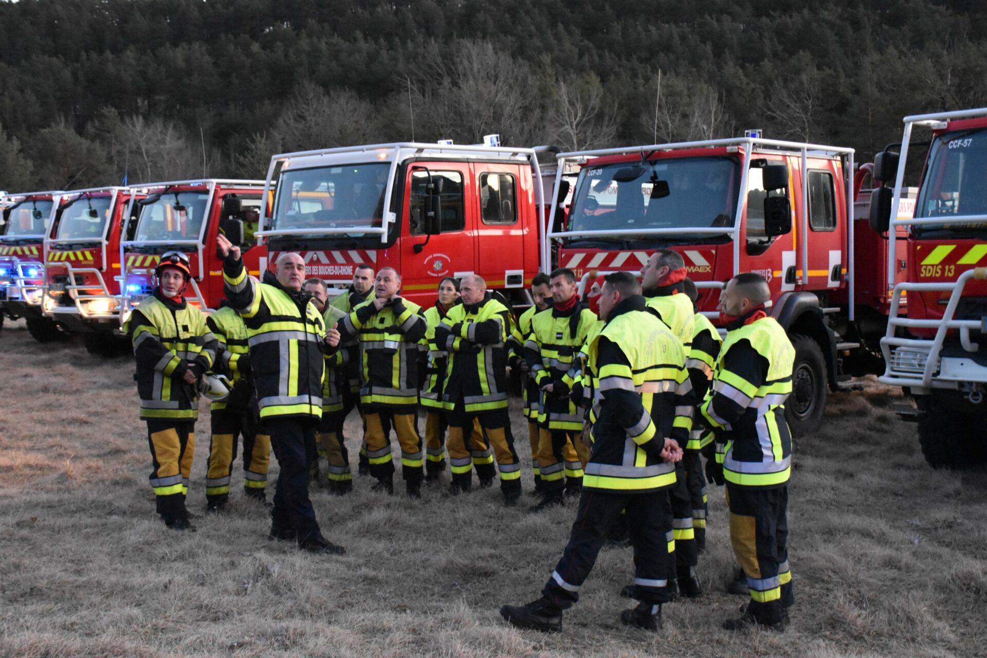 130 Pompiers13 Mobilises En Renfort Extra Departemental Pompiers13