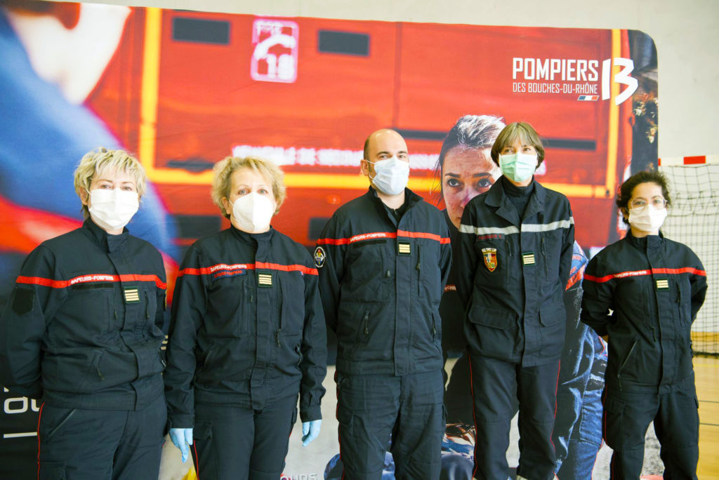 Pompiers13-Actualités-Les Pompiers13 au service de la campagne de vaccination