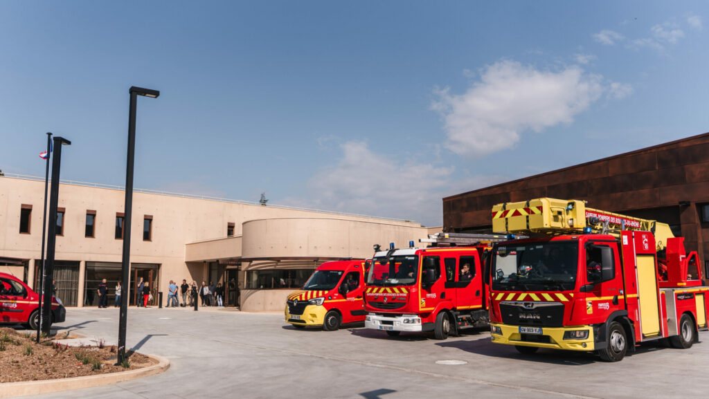 Avec La Torse, un nouveau centre d'incendie et de secours au cœur d'Aix-en-Provence.