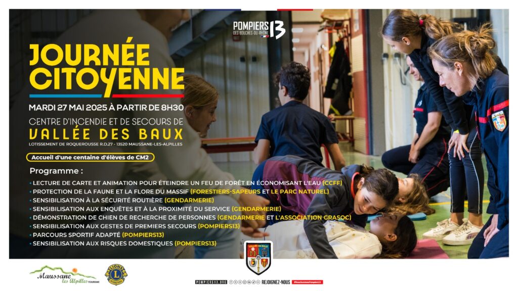 Journée citoyenne du CIS Vallée des Baux