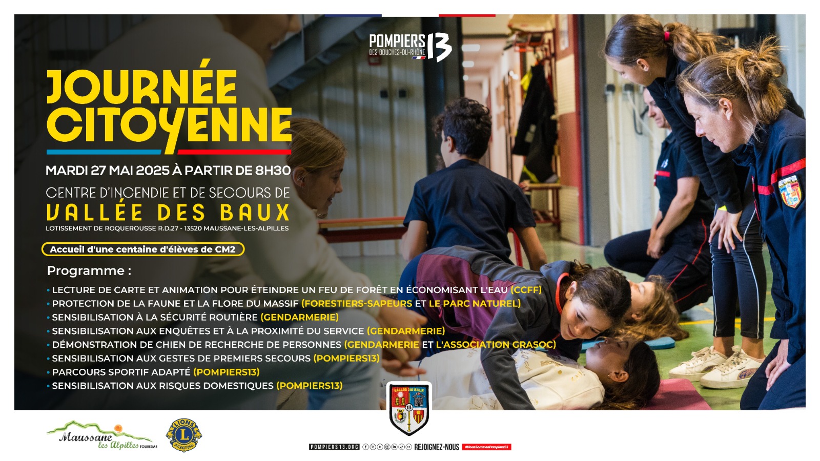 Journée citoyenne du CIS Vallée des Baux