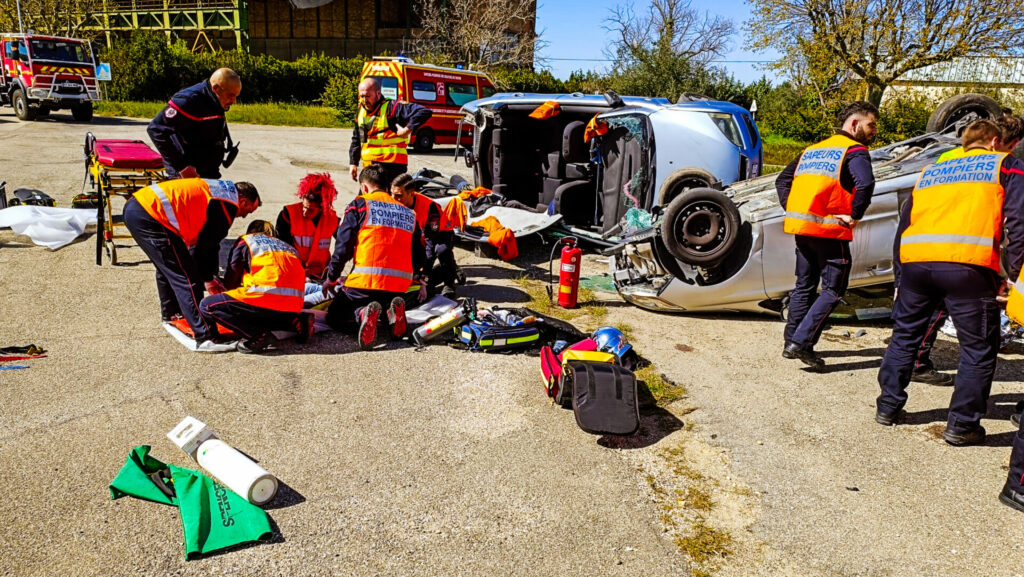 Plus de 40 Pompiers13 ont été mobilisés pour cet exercice "Nombreuses victimes" grandeur nature qui s’est déroulé le 1er avril à Miramas, avec le concours de la police nationale.