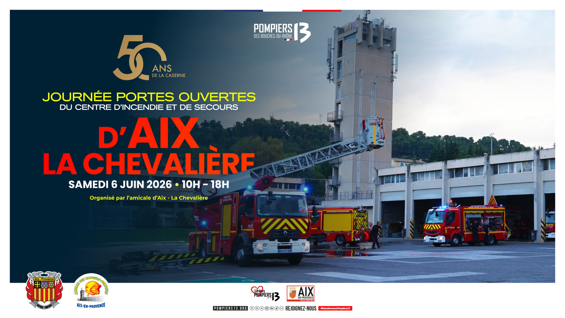 Journée portes ouvertes centre d'incendie et de secours d'Aix - La Chevalière