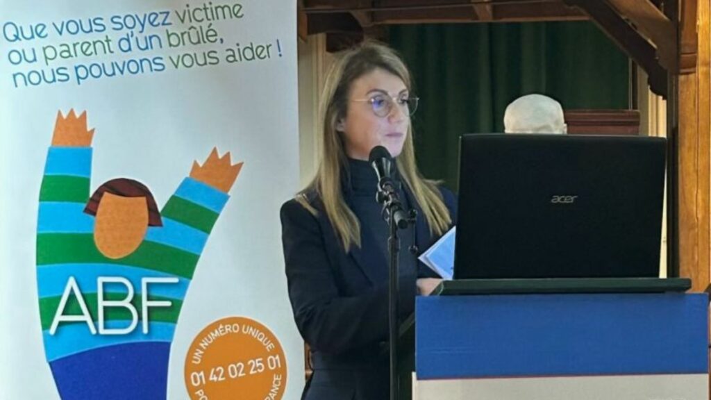 Charlotte Bottai, avocate de l’Association des Brûlés de France, très impliquée dans l'organisation du gala caritatif au Cercle des nageurs de Marseille, jeudi 28 mai.