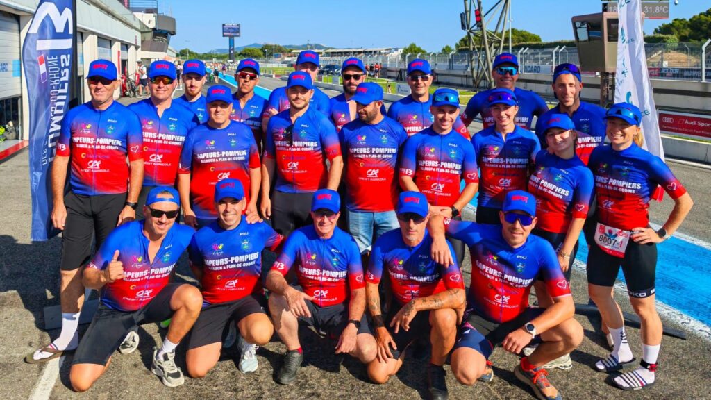 Des personnels d’Allauch/Plan-de-Cuques ont fièrement représenté le Sdis 13 lors du Bol d’Or à vélo organisé sur le mythique circuit du Paul Ricard, les samedi 27 et dimanche 28 juin 2026.