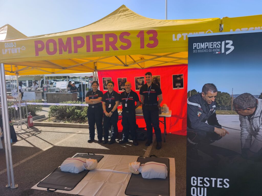 Samedi 12 septembre, les Pompiers13 ont participé au Vitalsport 2026 au Décathlon d'Aubagne.
