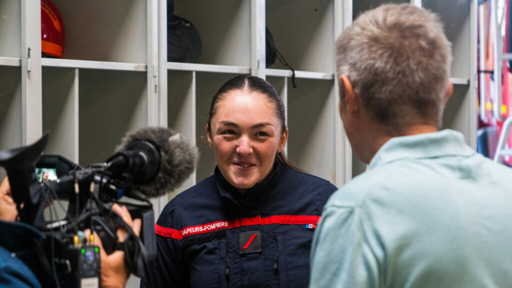 Julie Janczewski, Pompier13 volontaire à Arles, a réalisé le tour de Manhattan à la nage, le 25 septembre 2026.