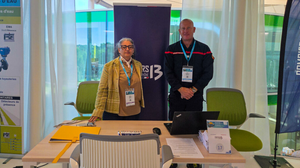 Le 13 octobre 2026, deux agents du Sdis 13 ont participé à l’événement « Solutions Eau & Énergie », organisé à Aix-en-Provence par la Chambre de commerce et d’industrie métropolitaine Aix-Marseille-Provence (CCIAMP).
